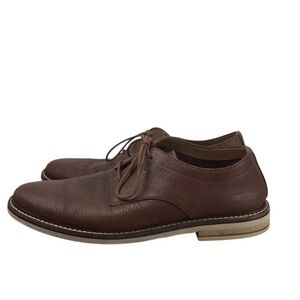 Bostonian Richelieu brown men derby dress shoes genuine Leather office ready 9